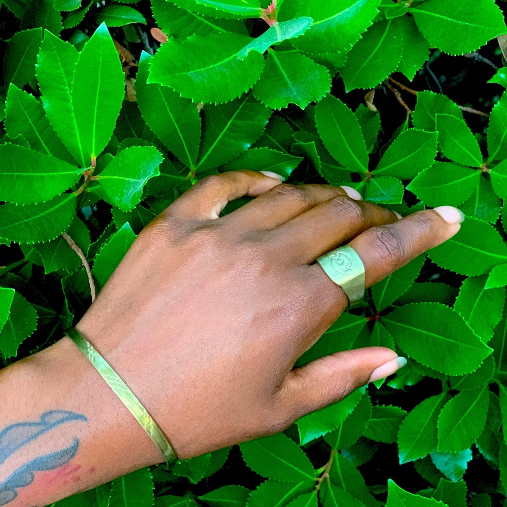 Handmade copper ring